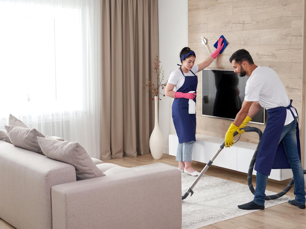 Professional team providing House Cleaning Service in Tulsa County, OK for a clean and refreshed home