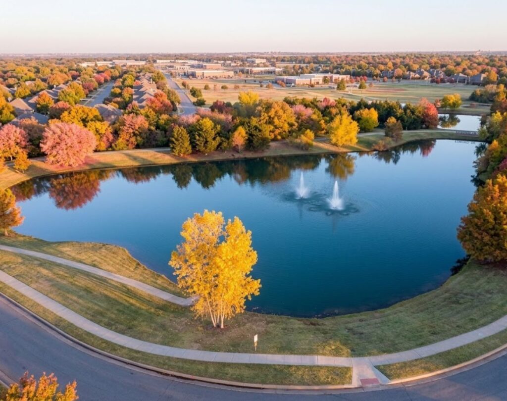 Sunset Lake View, Edmond, OK